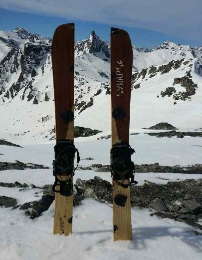 splitboard placage bois tete des toilies