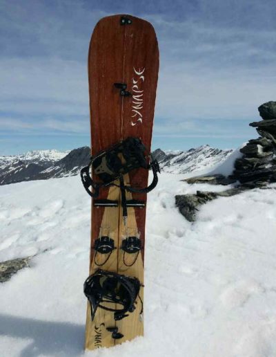 splitboard placage caramantran