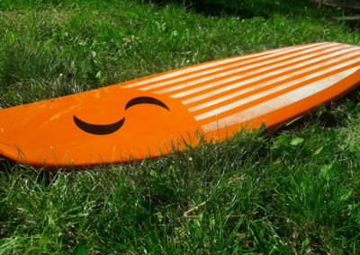 strapless kite surf orange 4