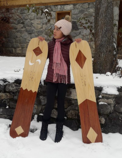 soid snowboard placage bois