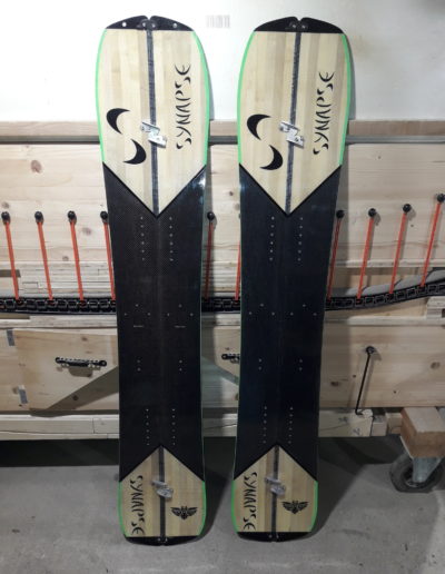 2 splitboard 168 hybride carbon